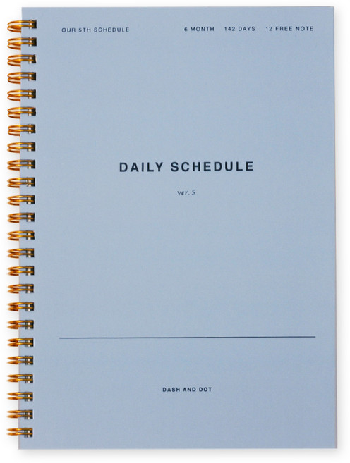 대시앤도트 Daily Schedule ver.5, 앤티크블루