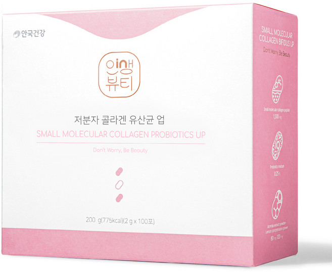 안국건강 인생뷰티 저분자 콜라겐 유산균 업, 220g, 1박스