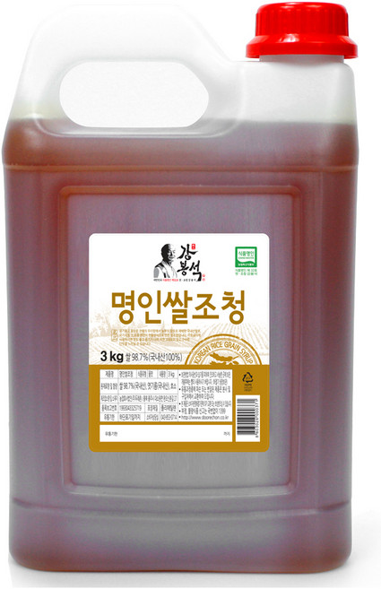 강봉석 명인쌀조청, 3kg, 1개