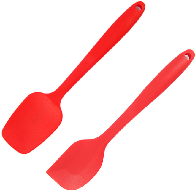 아이메이트 실리콘 다용도주걱 + 실리콘주걱 대 세트, 레드, 1개