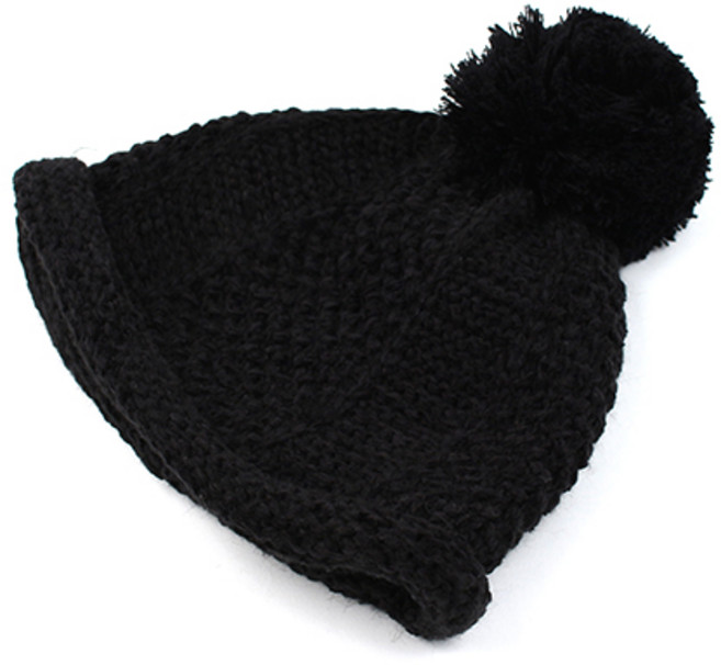 웨스트무브 남녀공용 털방울 니트 털모자 비니