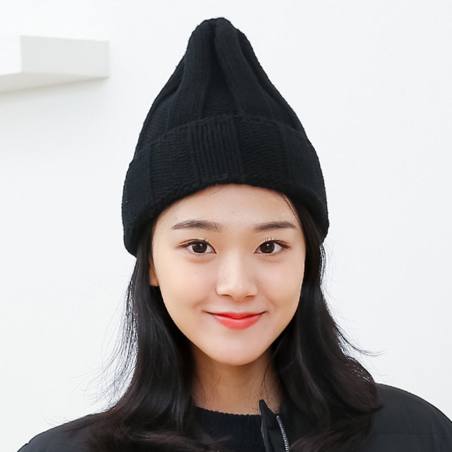 웨스트무브 남녀공용 비니 울 니트 털모자