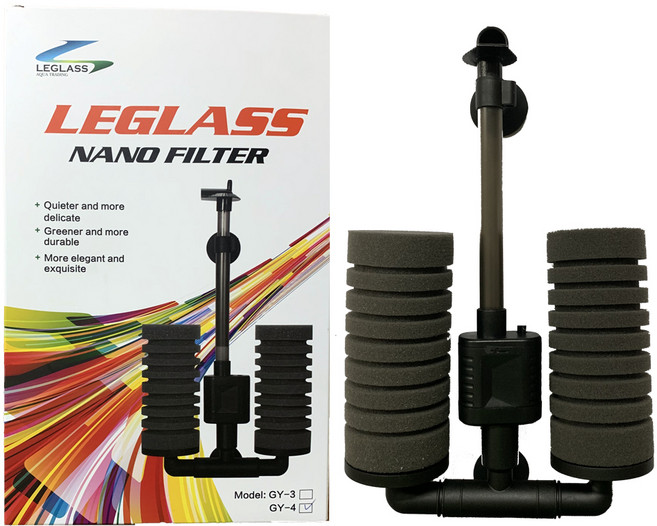 리글라스 나노 필터 전동식 스펀지 여과기 대 GY-4, 1개