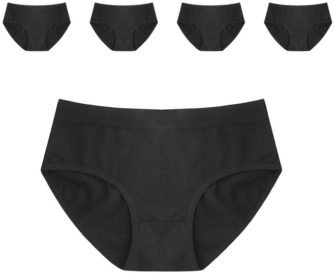 면 밴딩 베이직 팬티 5p