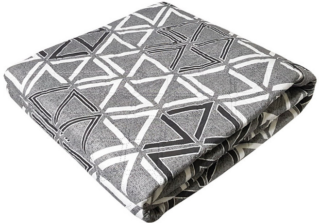 한일생명과학 면혼방 EMF 전기요, 패턴삼각형, 싱글 (100 x 180 cm)