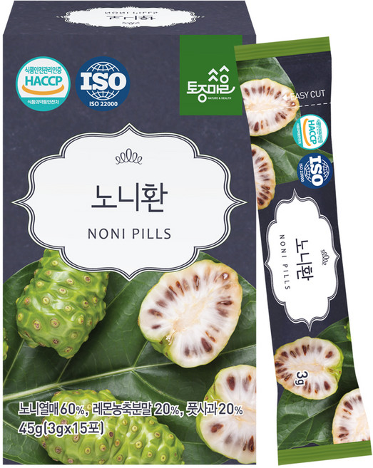 토종마을 노니환 스틱 15p, 1개, 45g