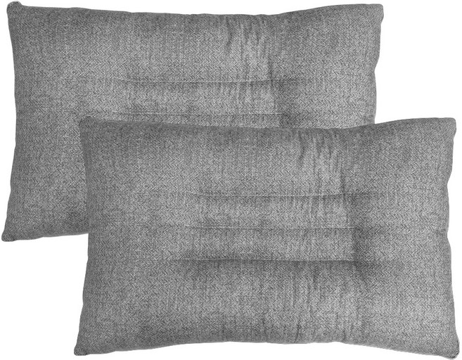 더자리 닥터쉐이프 항균 빨아쓰는 베개 2개, 브리앤그레이