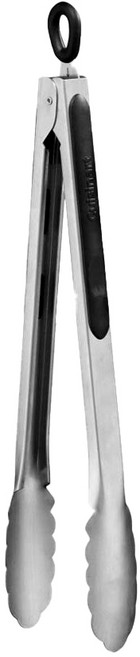 쿠진아트 12인치 스테인레스 집게 CTG-00-12TNGKR, 혼합 색상, 1개