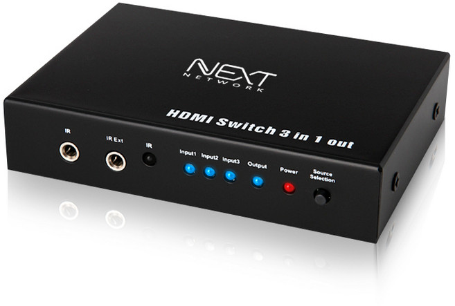넥스트 3대1 HDMI 선택기 스위치, NEXT-403SW4K60, 1개