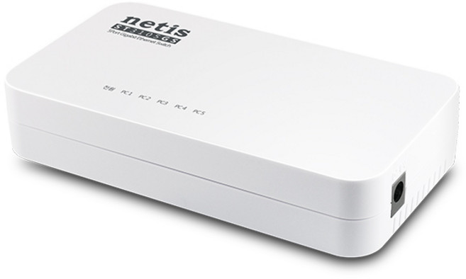 네티스 기가비트 5포트 스위칭허브, ST3105GS, 1개