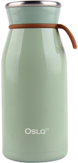 오슬로 밀크 텀블러, 그린, 450ml, 1세트