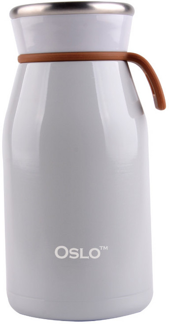 오슬로 밀크 텀블러, 그레이, 350ml, 1세트