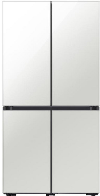삼성전자 비스포크 푸드쇼케이스 냉장고 방문설치, RF85R923335, Glam White