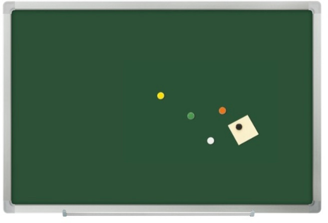 두문 자석 워터초크용 칠판, 알루미늄