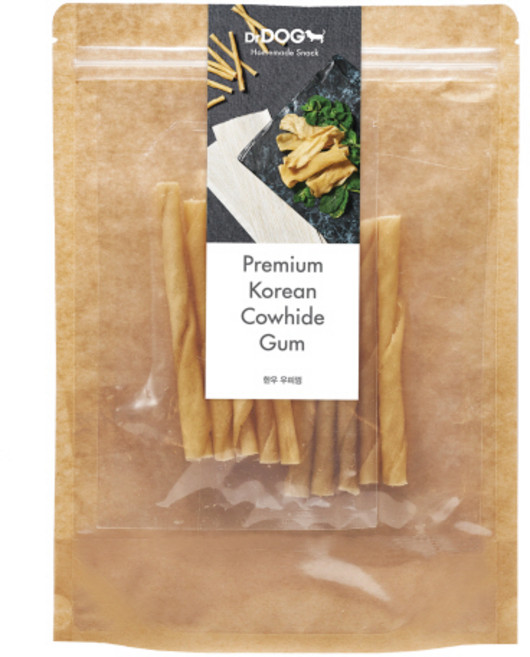 닥터독 강아지 간식, 한우 우피껌, 28g, 1개