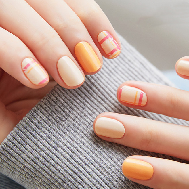 젤리넬리 네일스티커, 옐로헬로, 1개