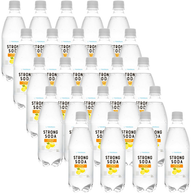 토모마스 스트롱소다 레몬향, 500ml, 24개