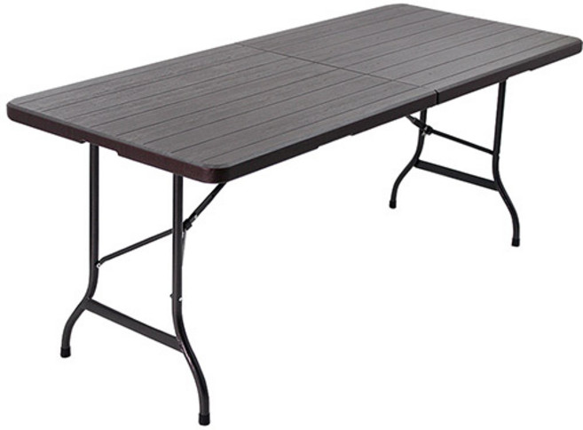 로티캠프 브로몰딩 접이식 테이블 1800, 우드