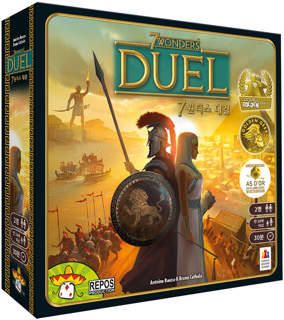 레포스 7원더스 대결 보드게임, 혼합색상, 1개