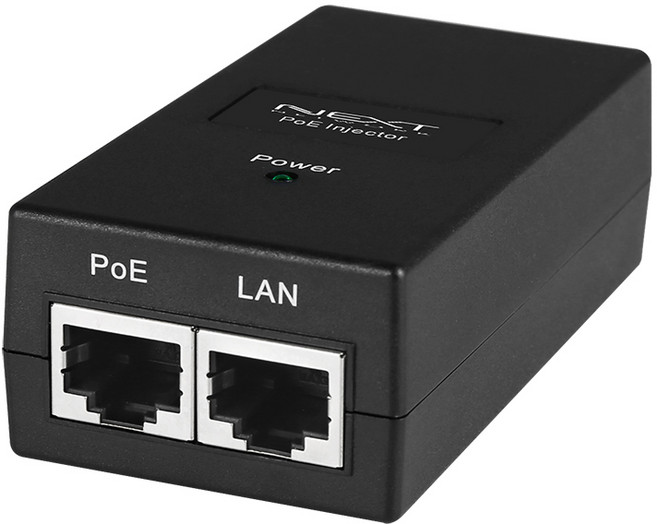 넥스트유 전원공급 데이터전송 초소형 POE 인젝터, POE4803JM, 1개