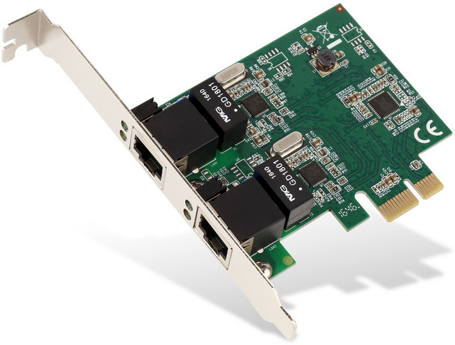 넥스트유 1G Dual Port Teaming PCI-Express Lan Card 데스크탑용, NEXT-3102D EX, 1개