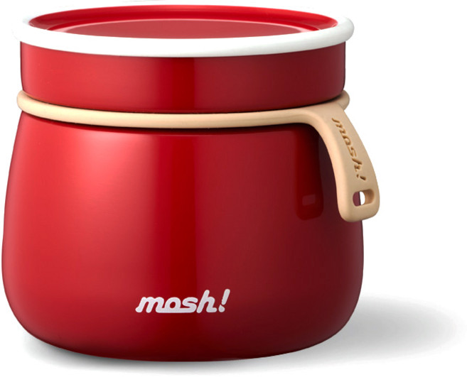 모슈 보온보냉 라떼 푸드자, 레드, 350ml, 1개