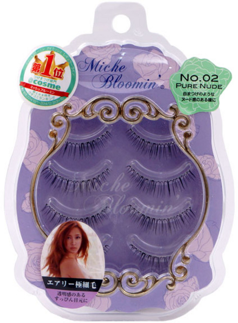 미슈블루밍 퓨어라인엄 속눈썹 4쌍, 2호 퓨어누드, 1개