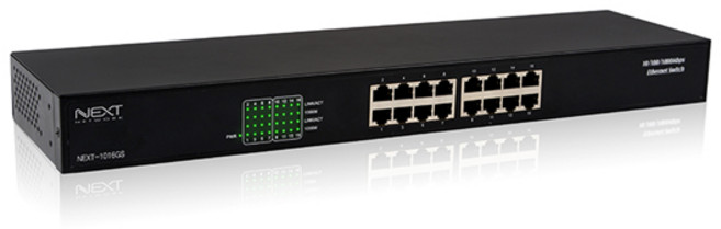 넥스트유 기가비트 16포트 스위칭허브, NEXT-1016GS, 1개