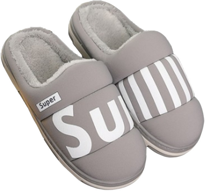 슈퍼카미트 커플 겨울 패딩 슬리퍼 WT335