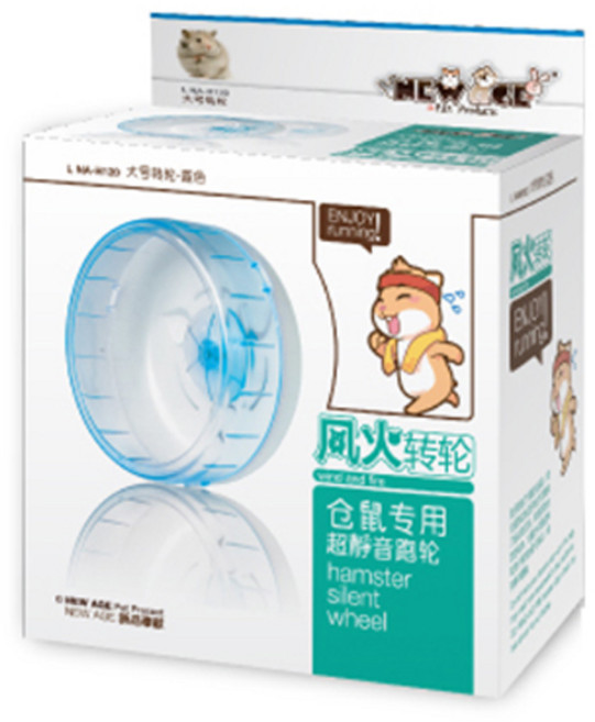 뉴에이지 햄스터 무소음 쳇바퀴, 블루, 1개