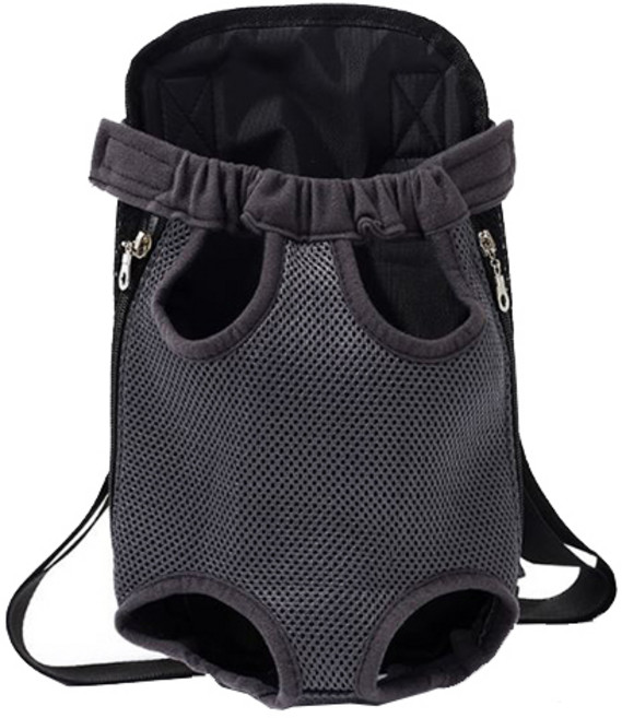 생활일번지 소프트 강아지 가방, 차콜, 1개