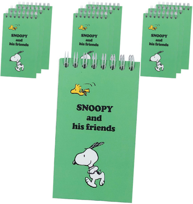희망노트 피너츠 스누피 상철 수첩 30매, 랜덤 발송, 10개