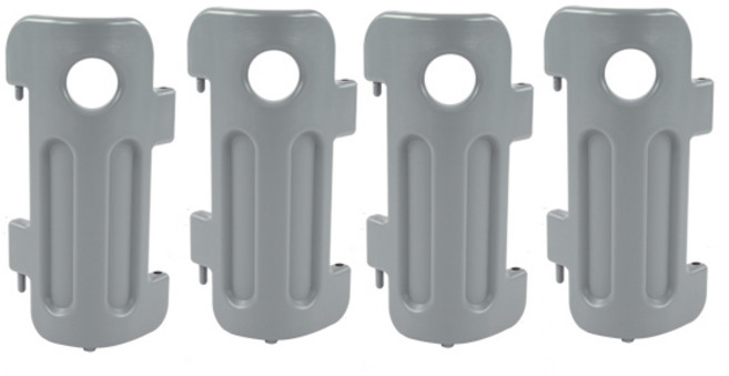 굿베이비룸 코너 4p세트, 그레이