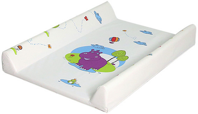 키퍼 기저귀 교환 각진매트 히포, 화이트, 1개