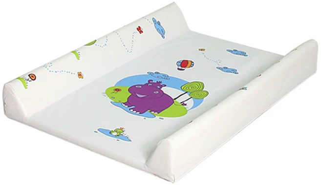 키퍼 기저귀 교환 각진매트 히포, 화이트, 1개 - 쿠팡