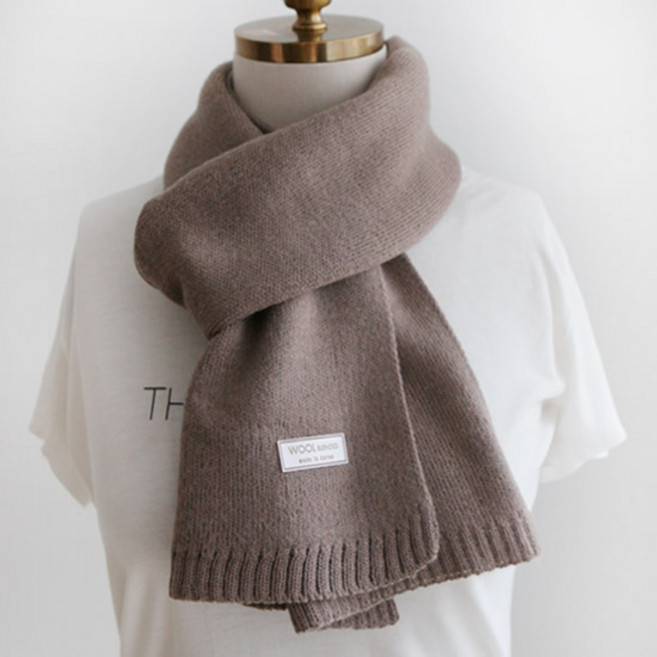 바비수 알로베이직니트 머플러