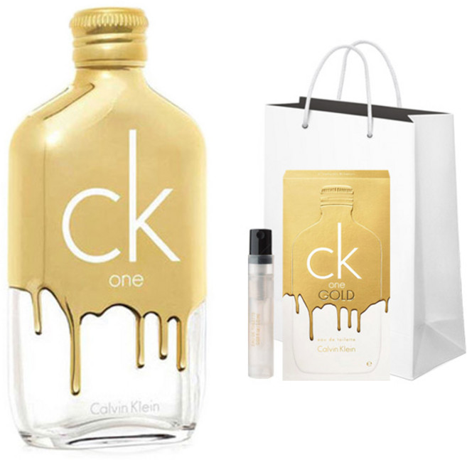 캘빈클라인 씨케이원 골드 오 드 뚜왈렛 세트, 100ml, 1세트