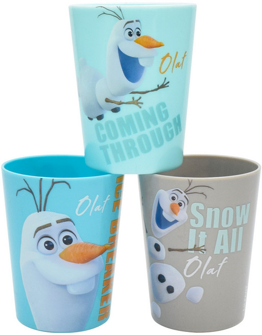 릴팡 겨울왕국2 컵, 프로즌올라프, 3개, 180ml