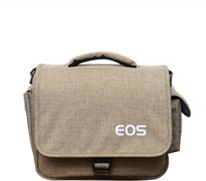 Kong DSLR 基本款背帶相機包 L, 米色, 棕色 小號 _防雨罩