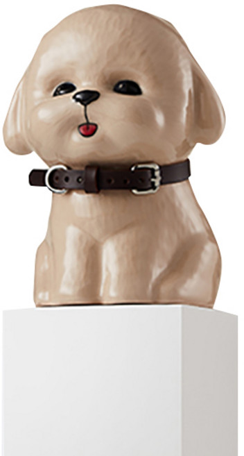 寵物骨灰罈 貴賓犬 棕色, 1個