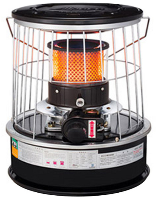 알파카 석유히터 블랙 콤팩트형 TS-77A, TS-77A콤팩트