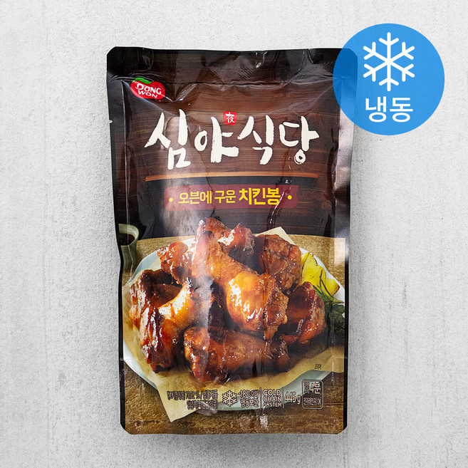 동원 심야식당 오븐에 구운 치킨봉 (냉동), 445g, 1개