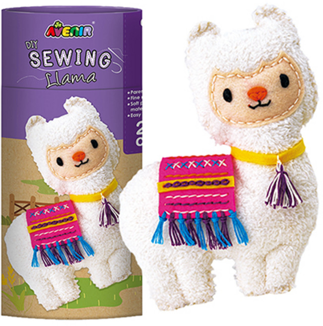 해피플레이 DIY 에비니어 애착 인형 만들기 임신 태교 바느질 장난감 라마, 남여공용, 1개