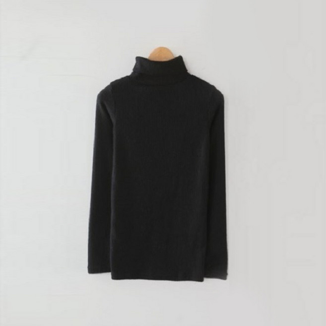 여성용 오비 골지 폴라 기모 니트