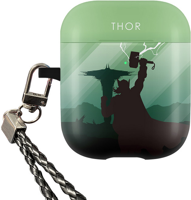 마블 히어로 실루엣 고리형 에어팟 케이스, 토르