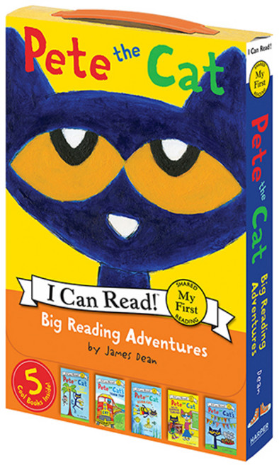 I Can Read! My First: Pete the Cat Big Reading Adventures 5 Books Boxed Set, HarperCollins