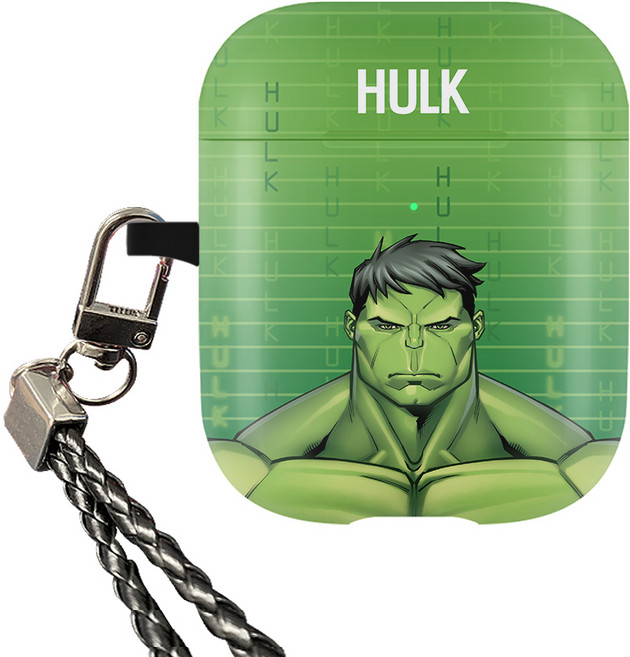 마블 비하인드 고리형 에어팟 케이스, 헐크