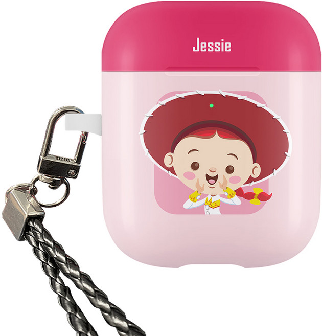 디즈니 포켓 큐티 고리형 에어팟 케이스, 제시, 1개