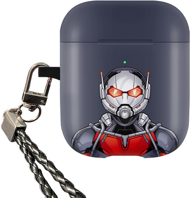 마블 히어로 페이스 고리형 에어팟 케이스, 앤트맨