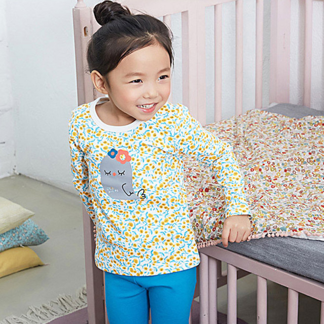 올로미미 아동용 메이 30수 기모스판 실내복 세트